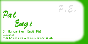 pal engi business card